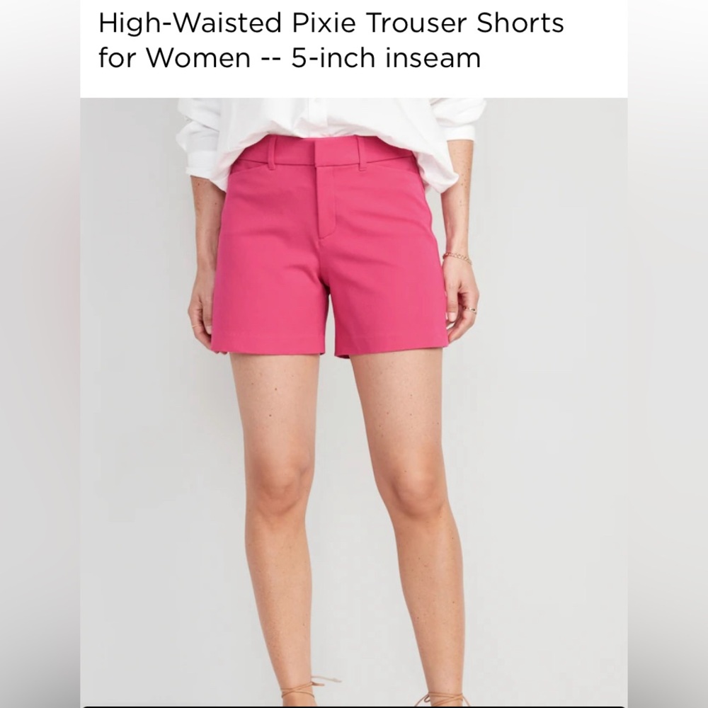 Old Navy High Waisted Pixie Trouser Shorts
